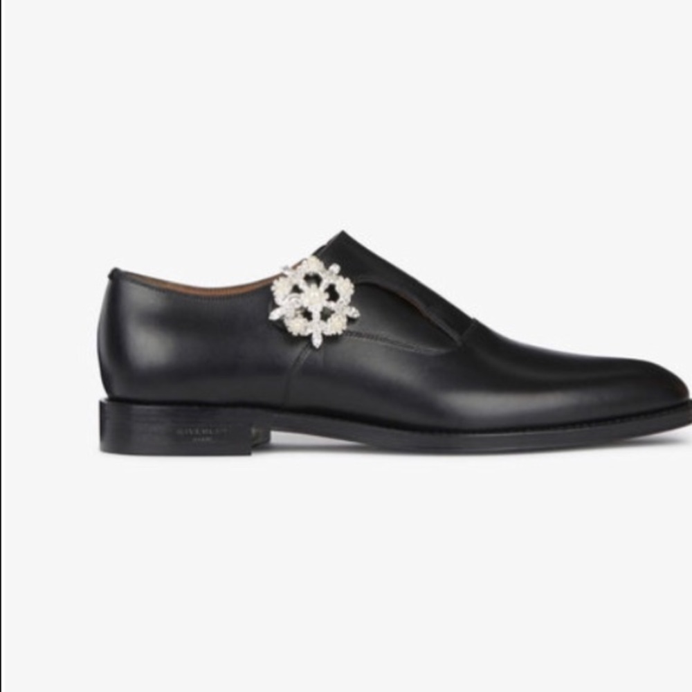 Givenchy Jewelry Buckle Monk Strap Derby Shoes